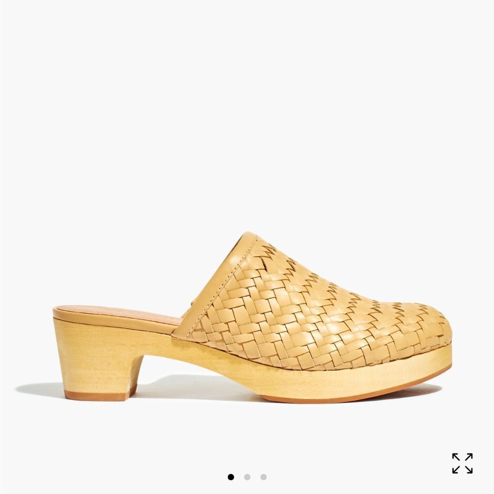 Madewell The Jordyn Clog in Woven Leather - Picture 3 of 6